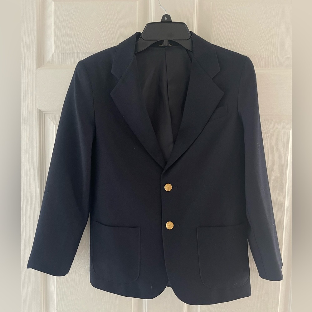 Van Husen boys navy blazer. 12 regular.